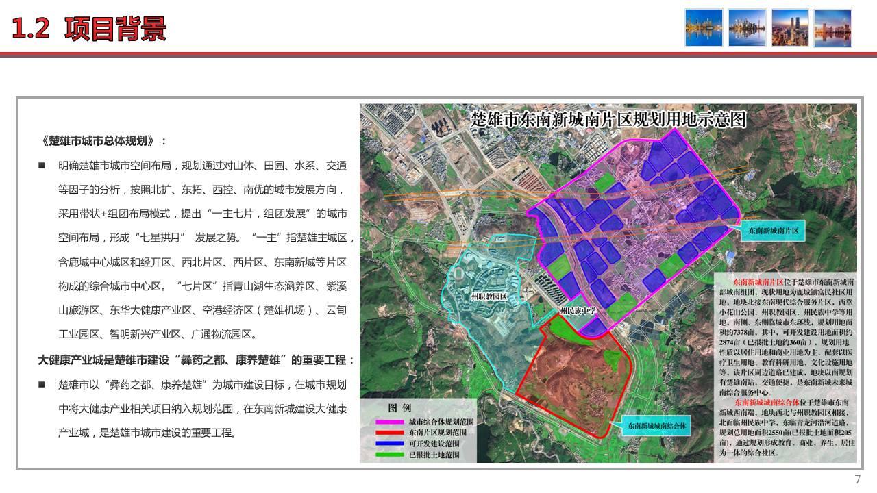 楚雄市大健康产业城开发建设项目