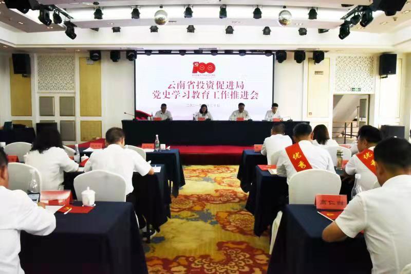 云南省投资促进局开展党史学习教育工作推进会